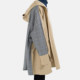 DM-space super loose profile drape style mid-length stitching contrast color young men and women OV windbreaker jacket DM-space super loose profile drape style mid-length stitching contrast color young men and women OV windbreaker jacket
