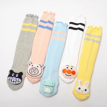 Baby thick stockings Autumn and winter baby socks boys and girls cotton cartoon over the knee loose 0-1-3 years