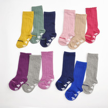 Baby cotton non-slip dispensing socks spring and autumn baby stockings 0-1-3 years old boys and girls toddler floor