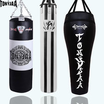 TONYJAA tonija Adult boxing sandbag hanging type Pear-shaped Loose hanging solid sandbag Home Training
