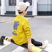 Boys coat spring and autumn Big Boy thin cotton foreign boy 2020 new Korean jacket childrens sweater cardigan tide