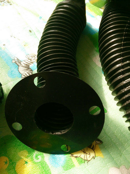 定制直销橡胶布护套波纹管伸缩防尘罩防护罩黑色钢丝管热销爆款