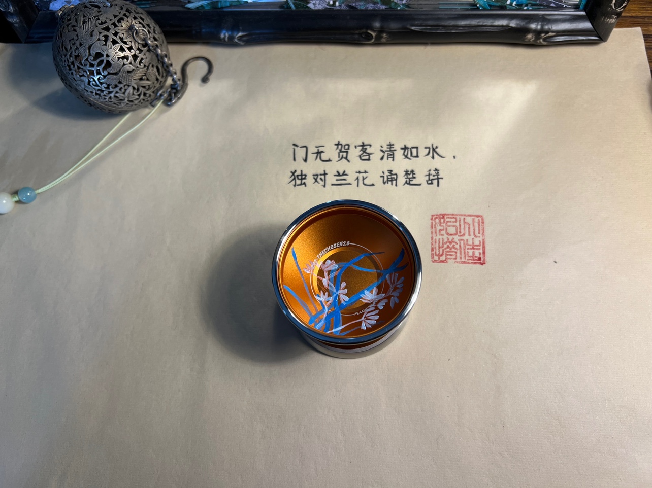 Ancient wind hand painted yo yo z02-Taobao