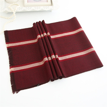 Franchise genuine gentlemanly woven wool man Fei Qiu Winter Warm thin wool scarf