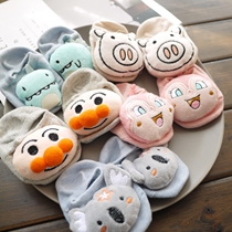 Spring and summer in baby invisible socks baby cotton cotton socks all cotton guy and female anti-slip stereo cotton socks