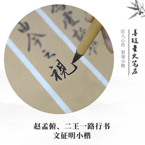 Two Wangs Handbook Zhao Mengyi Wen Zhengming small Wolf a beginner adult Xis small letter brush