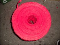 Red cloth rope tied rope 5 5 yuan per catty a roll of 12 catty