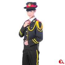Beijing seven-color drum instrument factory direct sales Young Pioneers drum trumpet team drum number serving the flag uniform wind service military green flag