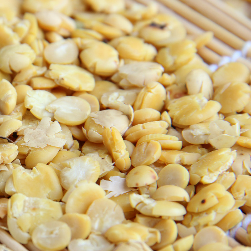 黄豆扁子钱钱 大豆扁子 杂粮石碾古法 粗粮熬粥营养豆钱子黄豆片