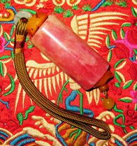 Camel bone and blood bone hollow cylindrical handle (physical shot)