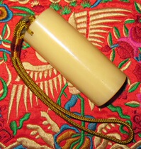 Camel bone hollow cylindrical handle parts