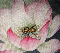 Pure brass non-plated solid ant ornament incense stick more and more bright ()