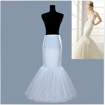 Bride's wedding skirt brace big fishtail beautiful body waist tunic petticoat foreign trade wedding dress lining tail bone