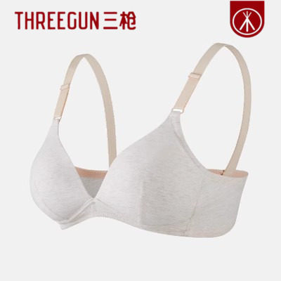 Three Guns Girls' Underwear Pure Cotton Three Stage New Product Gather Support No Steel Hoop Soft Support Developmental Girls' Bra Three Guns Girls' Underwear Pure Cotton Three Stage New Product Gather Support No Steel Hoop Soft Support Developmental Girls' Bra