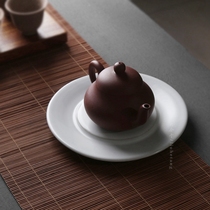 Liuhtang Ru kiln pot bearing coarse pottery dry foam table purple sand pot pot support integrated tea bearing ceramic pot pad