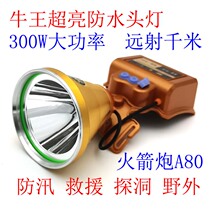 Niuwang headlamp strong light charging super bright flashlight 300W Flood Control rescue exploration long endurance waterproof charging lamp