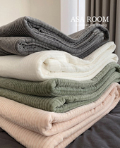 Autumn and Winter bi bed sheets ~ ASAROOM Korean cotton quilted sheets velvet sandwich cover on both sides