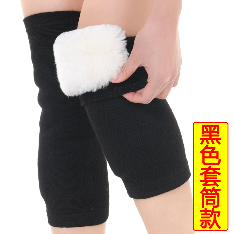 wool kneepad for each other leg guards keep warm old cold legs men and women wear paint inside and outside to cover joints