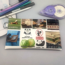 Screw up the pen bag big capacity pencil case ins day student boy girl little crowdsourced no bump of money