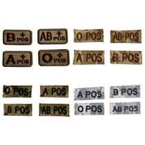 WZJP no thief morale chapter blood type strip velcro embroidery chest label sticker Army fan outdoor camouflage clothing accessories
