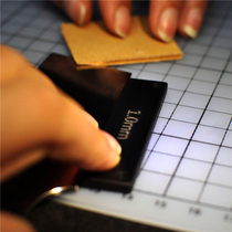 Qianyu leather tools thinning knife section thinning special fixture 0 8 1 0 1 2mm Three thinning thicknesses