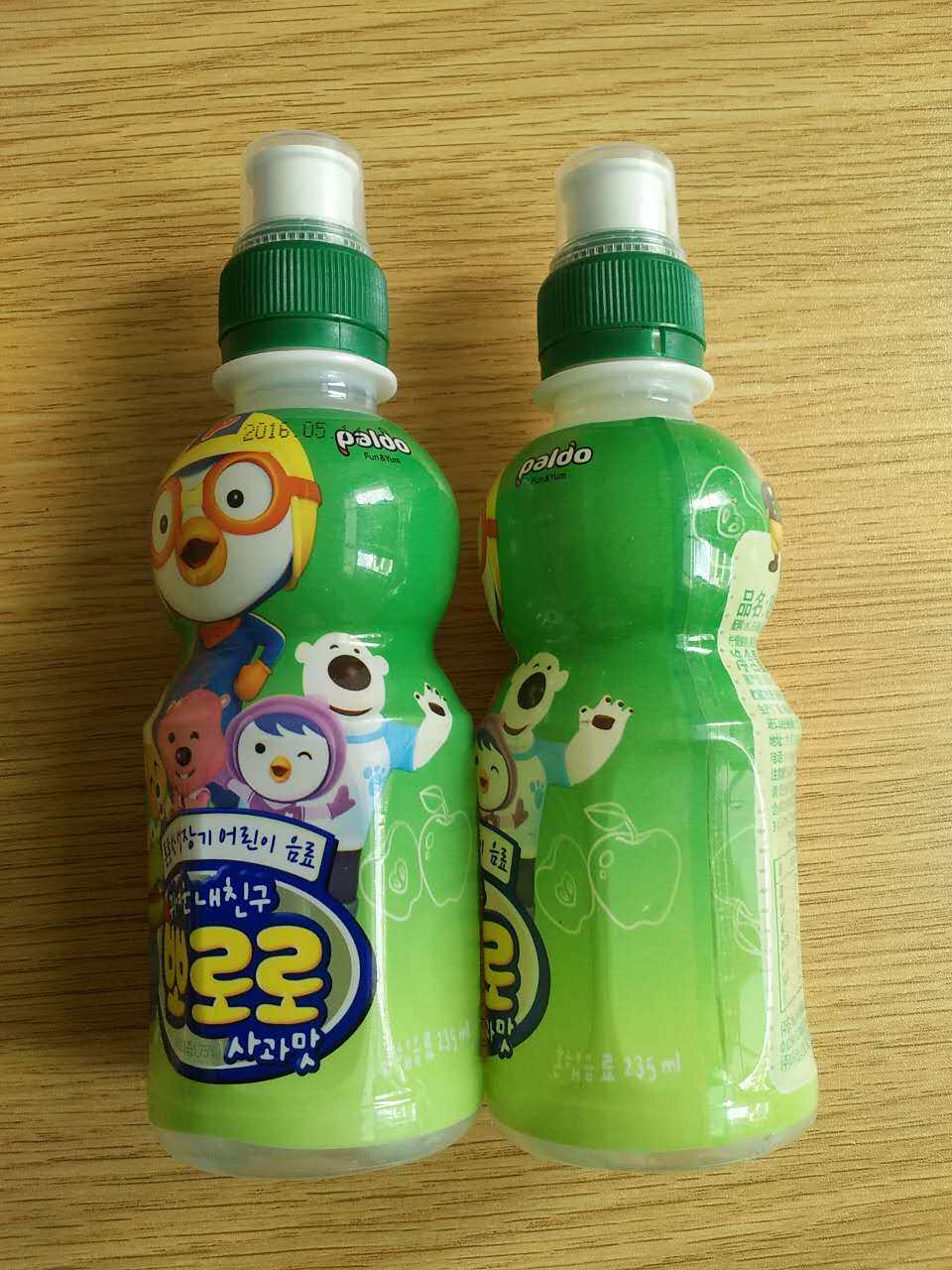 韩国进口 啵乐乐饮料儿童饮料促销 9瓶包邮