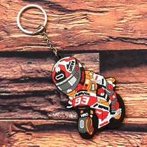 MOTOGP keychain motorcycle keychain pendant decoration key chain key ring Rossi car fan hanging chain