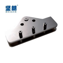 Ribbed glass curtain wall Jirang fixture glass hanging clip 304 stainless steel glass clip