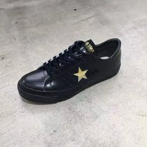 Japan direct mail Converse ONE STAR J black gold Japanese made Board shoes 35200060