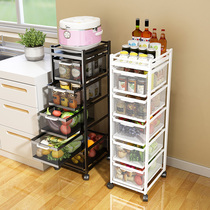 Pull-out vegetable basket Kitchen Vegetable Shelve-floor Multi-functional living room Home lockers on floor
