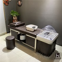 Barber shop head therapy washing bed Thai fumigation salon beauty bed salon special flat flat Factory Direct