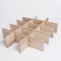 Camphor Wood drawer clapboard storage partition baffle free combination large underwear telescopic divider