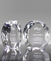 Norman Turk Crystal Trophy Original Design Diamond Section Fine Work High-end Trophy Company Anniversary Souvenir