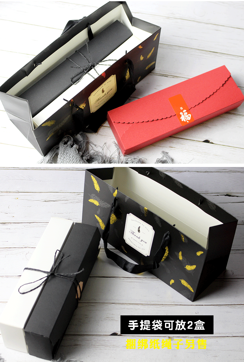 牛皮纸盒装饼干的盒子凤梨酥包装盒礼品盒长方形老婆饼包装盒_7折现价