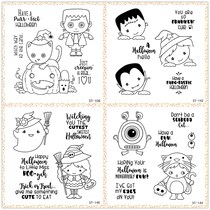 scrapbook DIY photo album card transparent stamp silicone seal Crystal seal Universal series