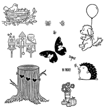 Transparent seal Crystal seal silicone seal photo album card making tool clear stamp