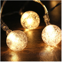 LED romantic small color light Flashing light String light Bubble ball Crystal ball Christmas bedroom Dormitory room Bedroom decoration light