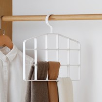 Japanese ins scarf hanger hanging belt silk scarf tie multi-functional household creative multi-grid storage hanger