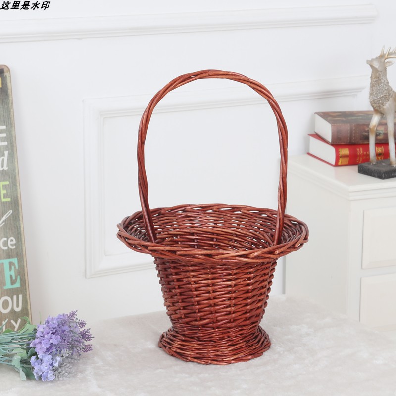 Dance Basket Willow Choreographing Basket Dancing Basket Grass Choreography Wedding Celebration Basket Props Basket of the Handheld Basket of the Bamboo Weave Performance Little Basket-Taobao