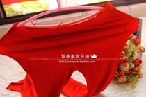 Pregnant women spring and autumn models medium thick plus fat plus pantyhose big red wedding wear red even socks for the year of life