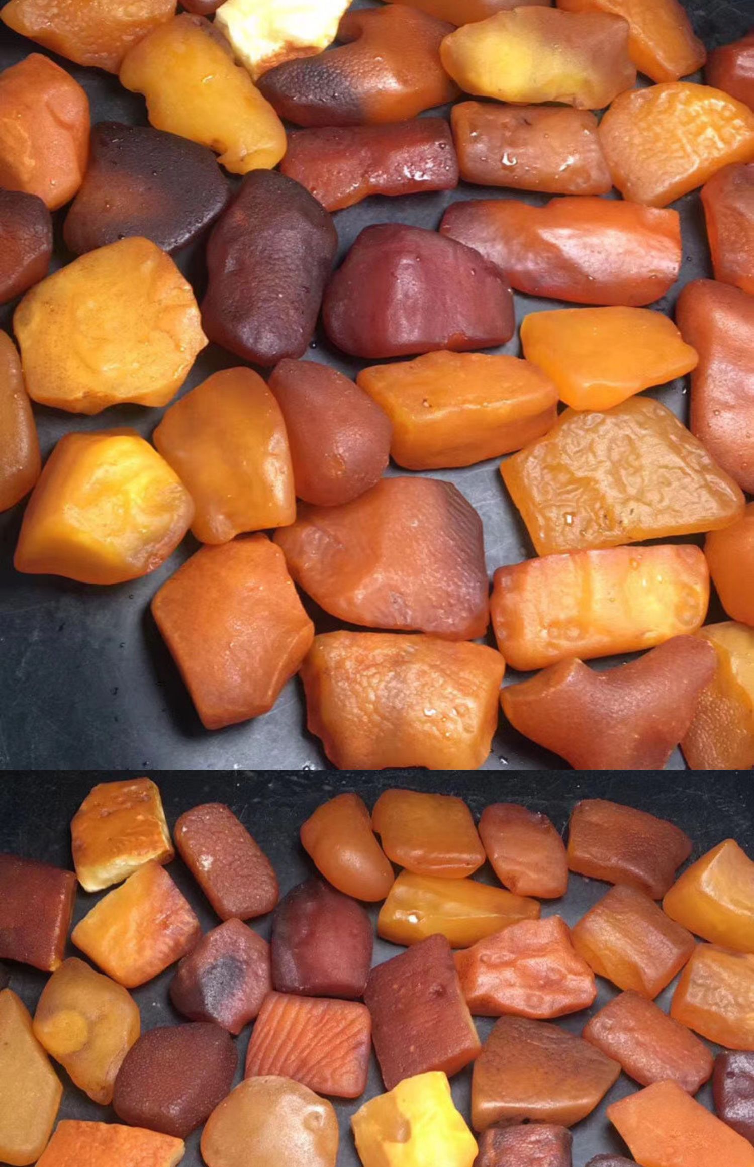 蜜蜡原石一块蜜蜡原石 波罗的海鸡油黄小全皮琥珀原矿毛料吊坠料