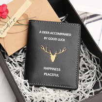 Drivers license leather case Male personality net red drivers license protection case Creative tide brand drivers license Driving license one-piece package