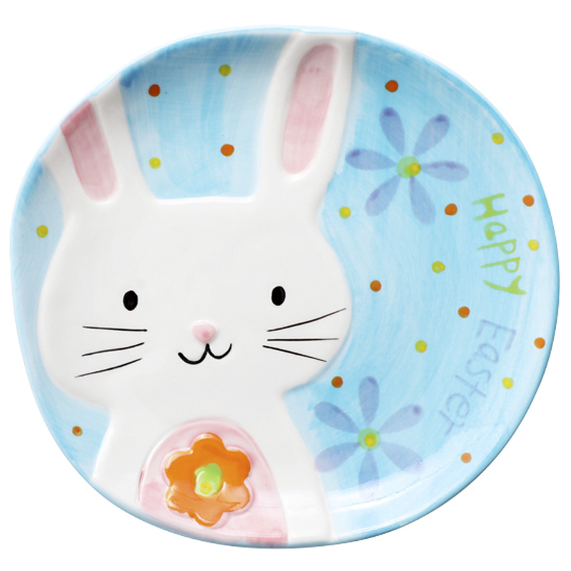 Ceramic dishes suit household dish plate disk soup bowl express cartoon eat bowl individual creative move tableware