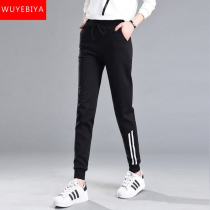 Girls  pants spring and autumn 2021 new junior high school and high school students loose casual sports pants thin trousers