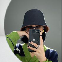 US and Europe Hui Spring and Autumn Sunshade Fishermans Hat Face Small Korean version of tide Joker Sunscreen Double Side Retro Basin Hat Children Summer