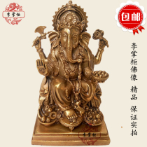 Li dispensers Buddhist statues Nepal pure copper India Thailand wisdom elephant head chaeze bronze ware Divine Hospitality and Divine Hospitality