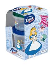 (Domestic spot)Ziploc Mibaono Disney fresh-keeping refrigerated microwave supplementary food box Alice