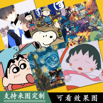 Come and customize the little meatballs The little new Snoby Elegant Lovers Photos Wipe the phone screen Cleaning the glasses cloth