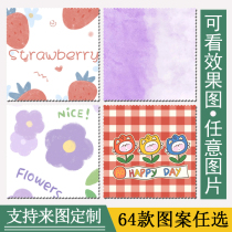 Custom Strawberry Gradient Cartoon Cartoon Cartoon Photos Computer Phone Screen Clean Bub Lens Glasses Cloth