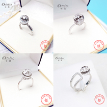 Fetal souvenirs baby making ring necklace S925 silver homemade collection bottle baby fetal hair DIY package